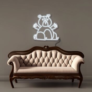 Bär Illustration LED-Neonschild Wohnzimmer Kinderzimmer
