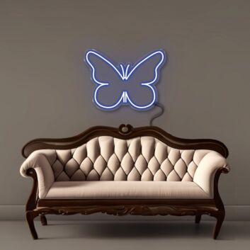 Schmetterling LED-Neonschild Wohnzimmer Dekoration