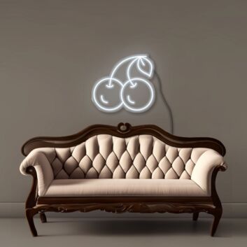 Kirschen LED-Neonschild Wohnzimmer Bar