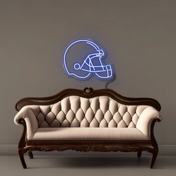 American Football Helm LED-Neonschild für Wohnzimmer Sportbar