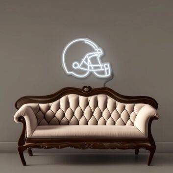 American Football Helm LED-Neonschild für Wohnzimmer Sportbar