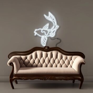 Koi Fisch LED-Neonschild Wohnzimmer Büro