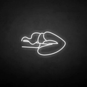 liegende Frau Silhouette LED-Neonschild für Bar Club