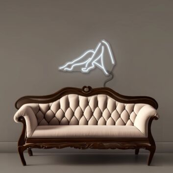 Bein-Silhouette LED-Neonschild für Bar Club