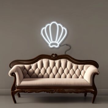 Muschel LED-Neonschild Wohnzimmer Schlafzimmer