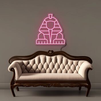 Pharao-Büste LED-Neonschild für Wohnzimmer und Bar