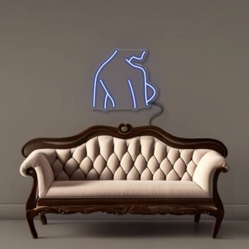 Weiblicher Torso LED-Neonschild