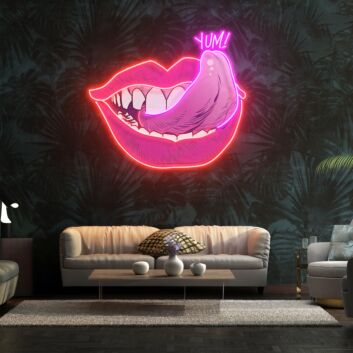 YUM! LED-Neonschild für Bar und Restaurant
