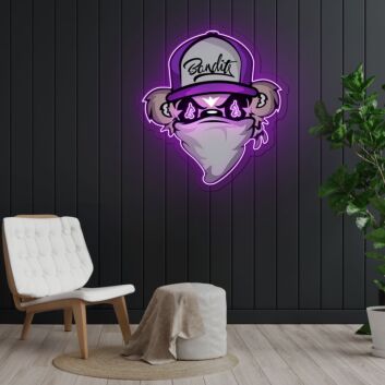 Bandits LED-Neonschild für Gaming und Bar