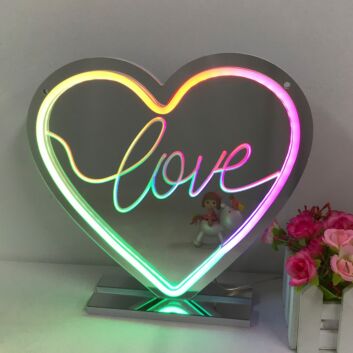 love LED-Neonschild Wohnzimmer Schlafzimmer