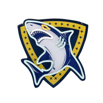 Hai LED-Neonschild für Gaming Zimmer und Bar