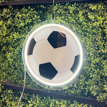 Fußball LED-Neonschild für Sportbar und Wohnzimmer