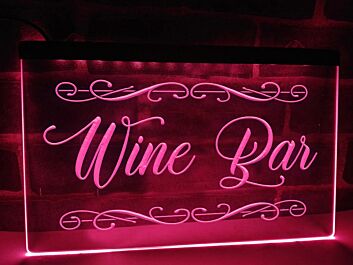 Wine Bar LED-Neonschild für Bar und Restaurant