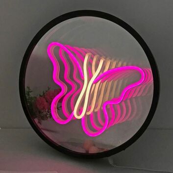Schmetterling LED-Neonschild für Wohnzimmer und Kinderzimmer