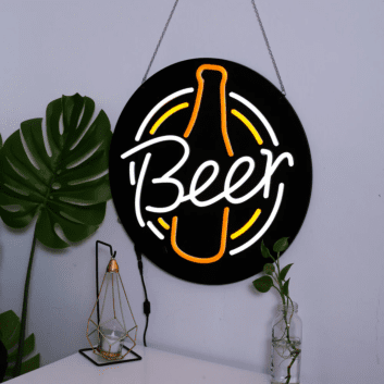 Bierflasche LED Neonschild für Bar und Kneipe