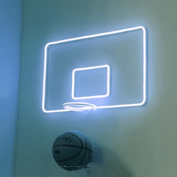 Basketballkorb LED-Neonschild für Wohnzimmer Sportbar