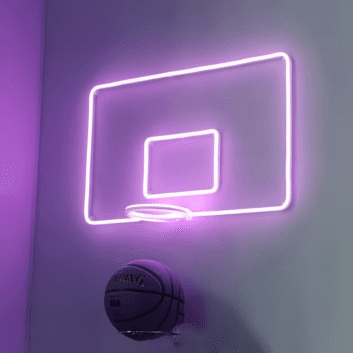 Basketballkorb LED-Neonschild für Wohnzimmer Sportbar
