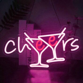 Cheers Neon LED Wandlicht