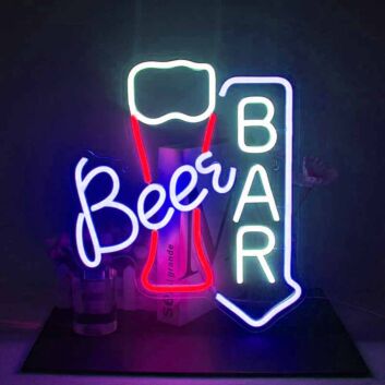 Beer BAR LED-Neonschild für Bar und Pub