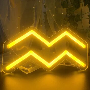 Wassermann Sternzeichen Symbol LED-Neonschild Wohnzimmer Schlafzimmer