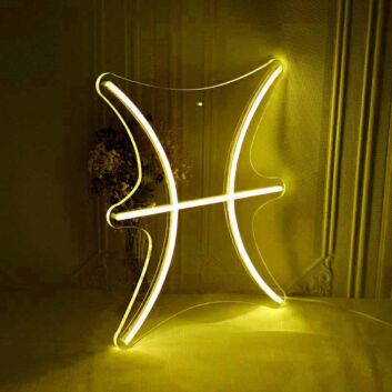 Fische Sternzeichen Symbol LED-Neonschild Wohnzimmer Schlafzimmer