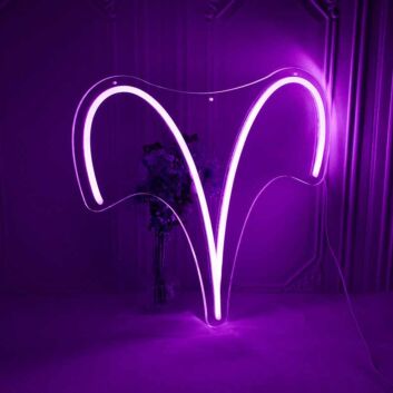 Widder Sternzeichen Symbol LED-Neonschild Wohnzimmer Schlafzimmer