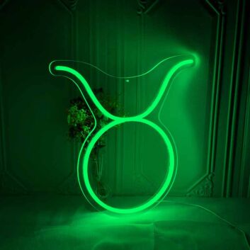Stier Sternzeichen Symbol LED-Neonschild Wohnzimmer Schlafzimmer