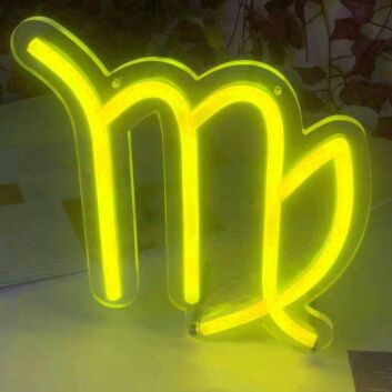 Jungfrau Sternzeichen Symbol LED-Neonschild Wohnzimmer Schlafzimmer