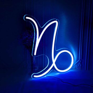 Steinbock Sternzeichen Symbol LED-Neonschild Wohnzimmer Schlafzimmer