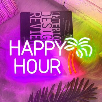 HAPPY HOUR LED-Neonschild für Bar Club