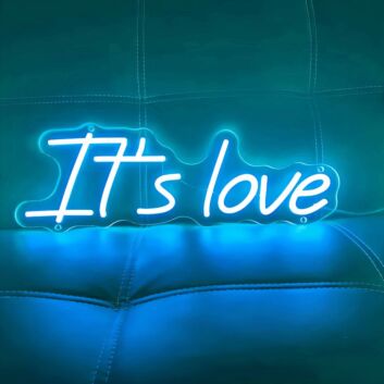 It&#039;s love LED-Neonschild Wohnzimmer Schlafzimmer