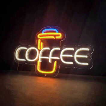 coffee LED-Neonschild für Café und Küche