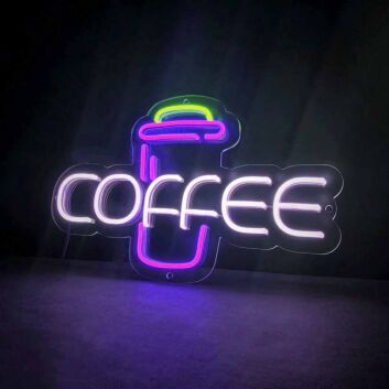 coffee LED-Neonschild für Café und Küche