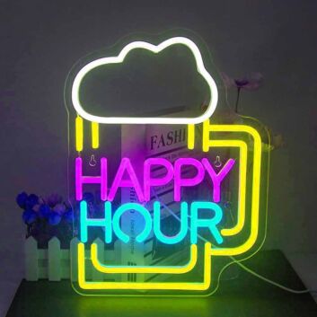 HAPPY HOUR LED-Neonschild für Bar Club