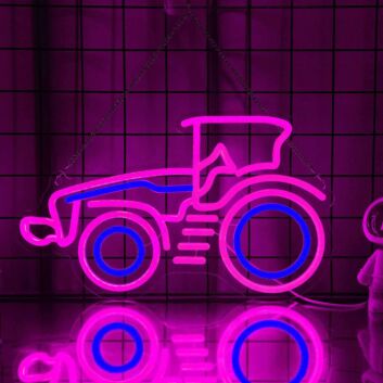 Traktor LED-Neonschild für Landwirtschaft oder Kinderzimmer