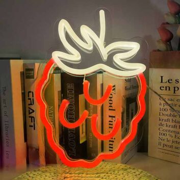 Himbeere LED-Neonschild für Küche Café