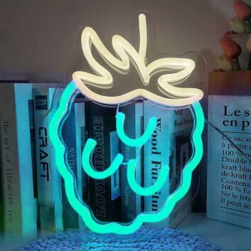 Himbeere LED-Neonschild für Küche Café