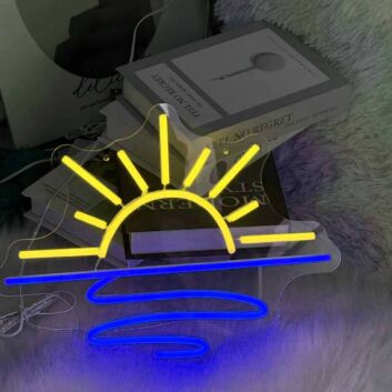 Sonnenuntergang LED-Neonschild für Wohnzimmer Schlafzimmer