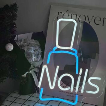 LED Neonschild Nails für Nagelstudio & Beauty Salon