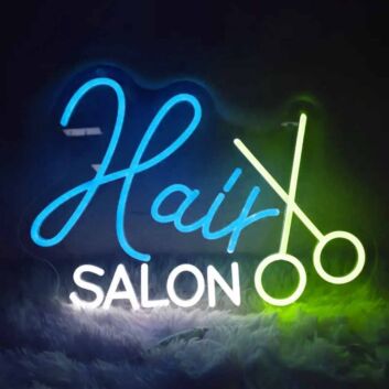 Personalisierbares LED Neonschild Friseur Salon