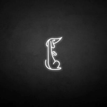 Dackel LED-Neonschild Wohnzimmer Kinderzimmer