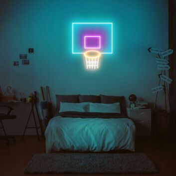 Basketballkorb LED-Neonschild für Schlafzimmer Wohnzimmer