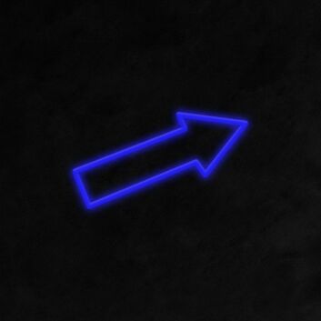 Pfeil nach rechts LED-Neonschild für Shop und Event