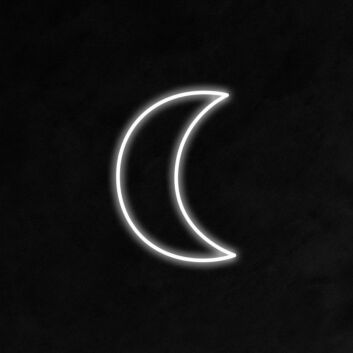 Halbmond LED-Neonschild Schlafzimmer Wohnzimmer