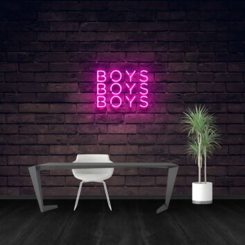 BOYS BOYS BOYS LED-Neonschild für Bar Club