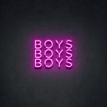 BOYS BOYS BOYS LED-Neonschild für Bar Club