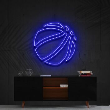 Basketball LED-Neonschild für Wohnzimmer Sportbar