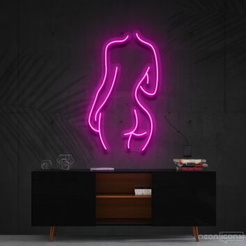 Abstrakte Frauenkörper Silhouette LED-Neonschild für Wohnzimmer oder Kunstgalerie