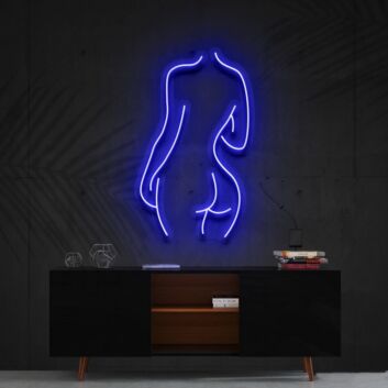Abstrakte Frauenkörper Silhouette LED-Neonschild für Wohnzimmer oder Kunstgalerie