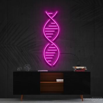 DNA Doppelhelix LED-Neonschild Wohnzimmer Büro